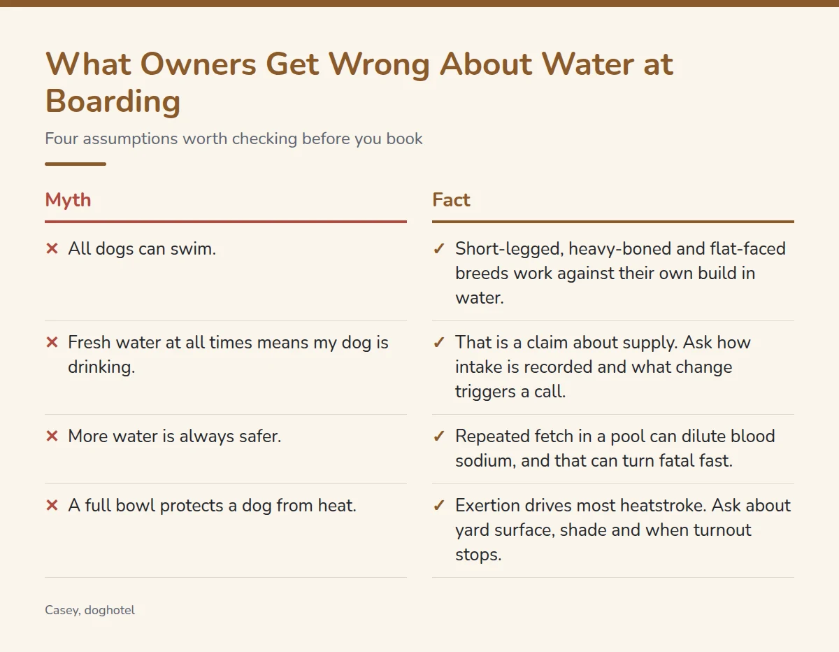 Summary card: What Owners Get Wrong About Water at Boarding